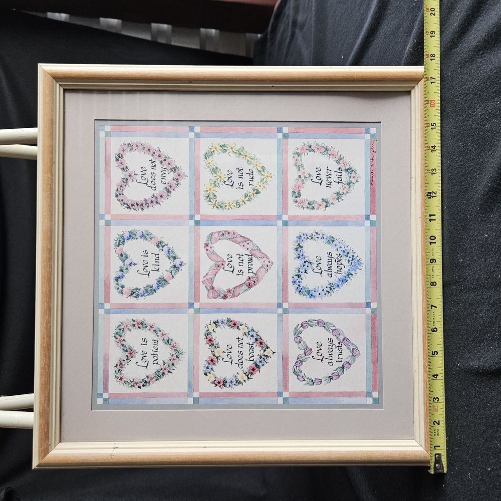 Heart-Themed Framed Wall Art